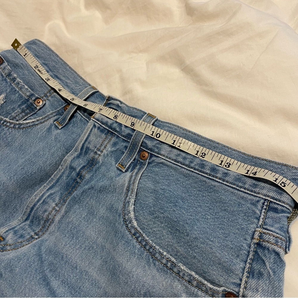 Levi’s Women’s 501 Original Shorts “Sansome Straggler” Blue - Picture 11 of 12